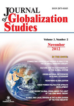 Journal of Globalization Studies. Volume 3, Number 2 / November 2012	