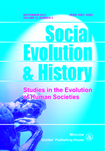 Social Evolution & History. Volume 12, Number 2 / September 2013