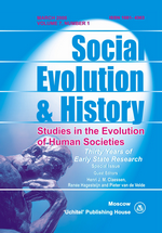 Social Evolution & History. Volume 7, Number 1 / March 2008