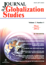 Journal of Globalization Studies. Volume 3, Number 1 / May 2012
