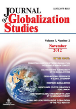 Journal of Globalization Studies. Volume 3, Number 2 / November 2012	