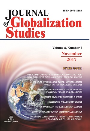 Journal of Globalization Studies. Volume 8, Number 2 / November 2017
