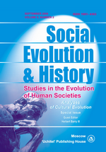 Social Evolution & History. Volume 8, Number 2 / September 2009